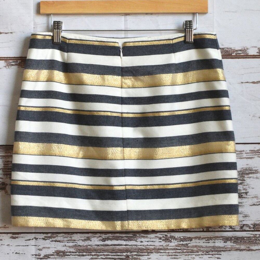 J.CREW Casual Mini Skirt Size 4 - Picture 2 of 6